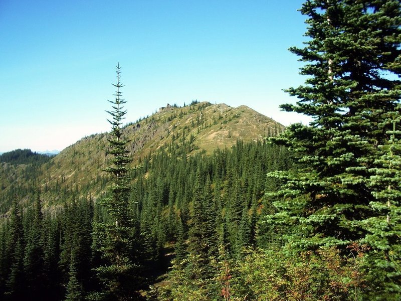 Looking out to Noble Knob.