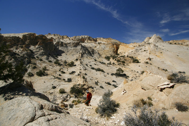 Post Cutoff Trail through Waterpocket Fold. with permission from walkaboutwest *No Commercial Use