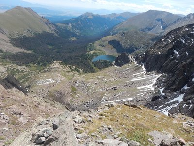 View toward the Rio Grande side of Cottonwood Pass.