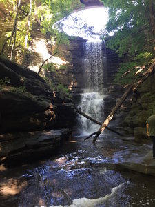 Lake Falls waterfall.