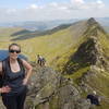 Looking back to the Striding Edge.