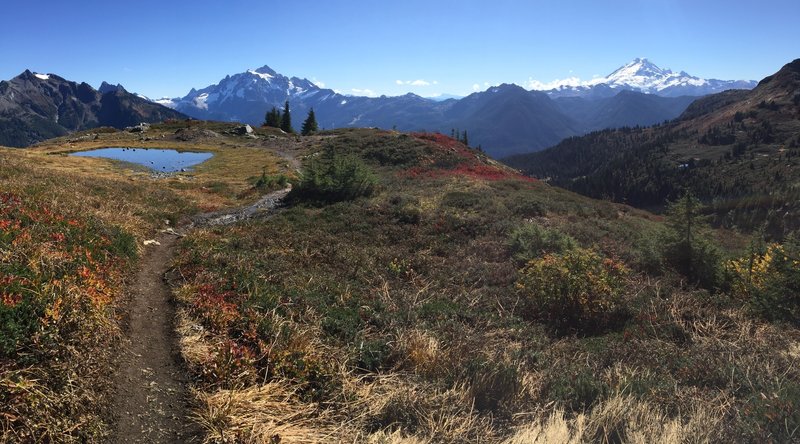 Descending the Butte.