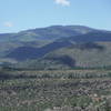 View of Pajarito Mountain looking west from the summit of Guaje Mountain