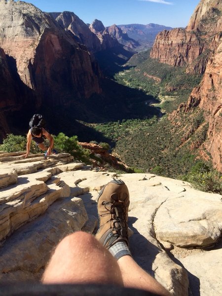 Angels Landing Zion - Labor Day 2016.