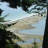 The view down to Dungeness Spit.