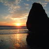 Sunset from Ruby Beach.