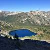 Blue Lake from the ridge above.