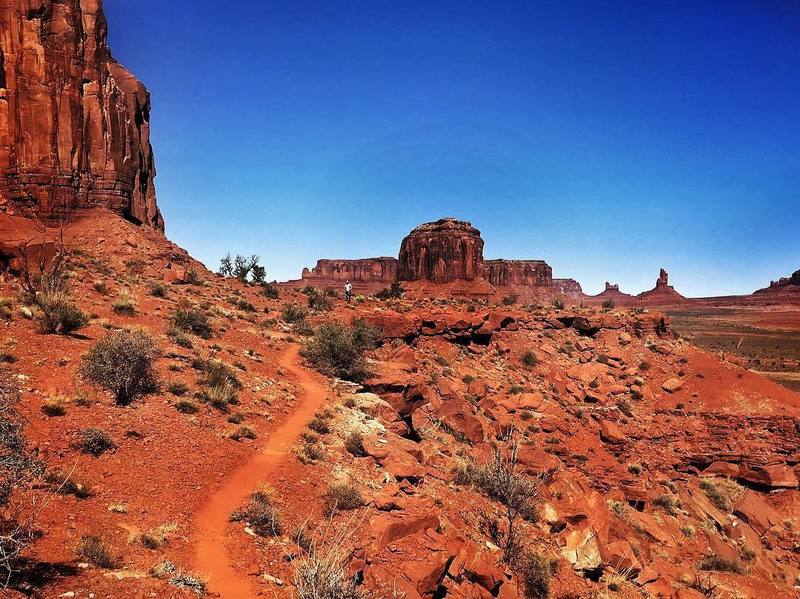 Near Artists Point but on trail that only Ultra Adventures runners or those with a Navajo guide can be on!