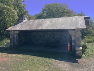 Interior View of Byrd's Nest  #2 Day Use Shelter