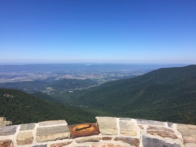 Looking West from Hawksbill Summit.