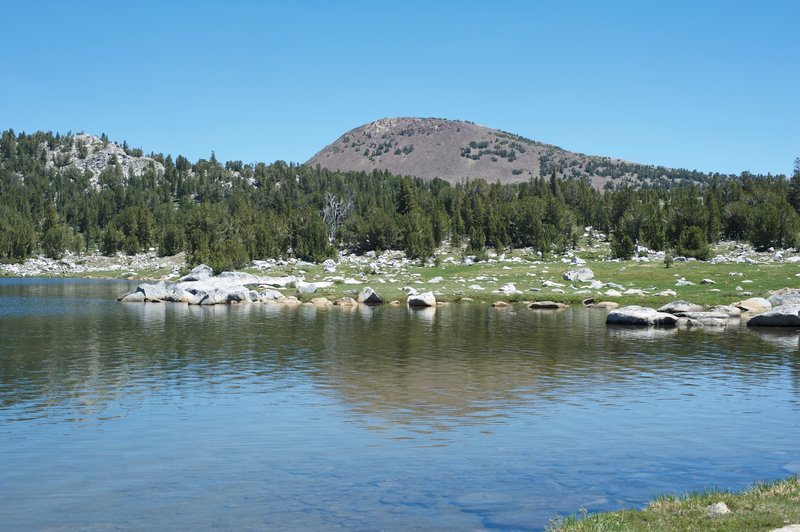 Gaylor Peak and Lower Gaylor Lake.  It's a quiet hike.