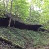 The Rock Shelter as seen from the trail.