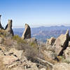 Rock formation on the way to Mount Gower. with permission from 100peaks 100peaks.com