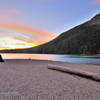 Sunset over Rattlesnake Lake and Rattlesnake Ledge.