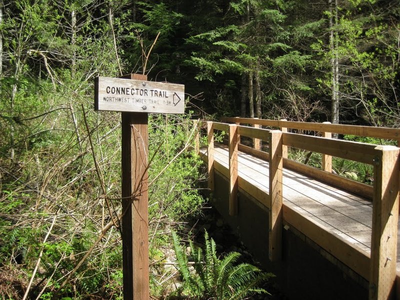 Connector Trail bridge.