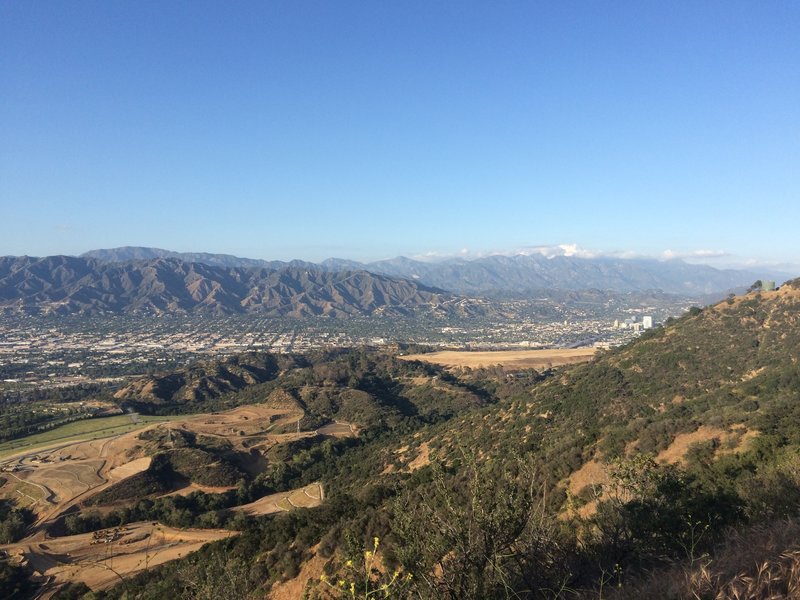 The view from Mt. Lee Drive.