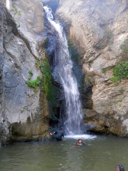 Lower Eaton Canyon Falls.