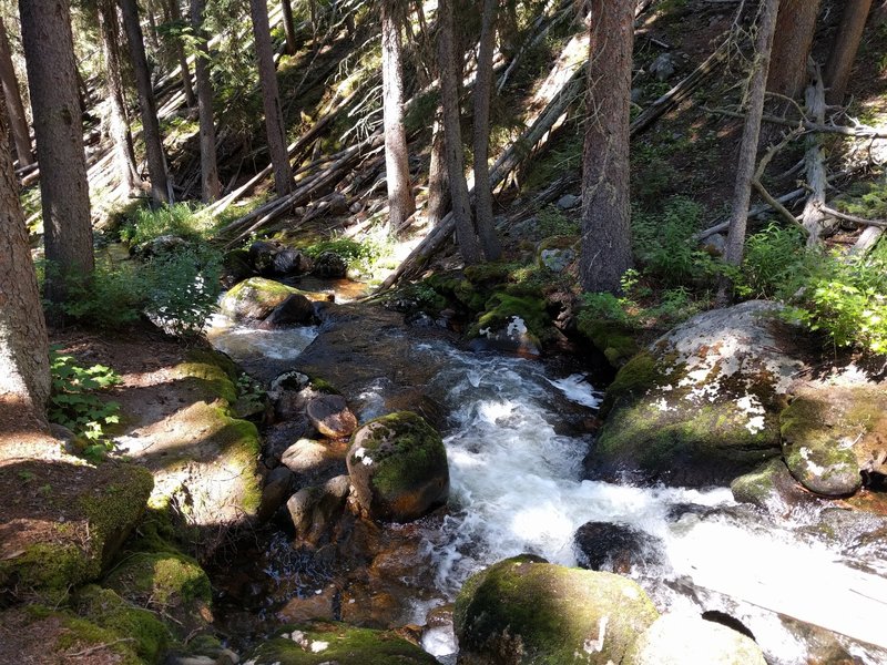 Small falls downstream of bridge