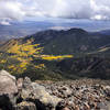 View from summit of Humphrey's Peak, towards the inner basin.