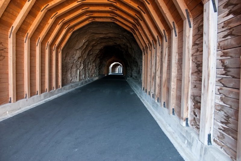 Entrance to the East Tunnel.