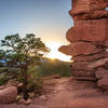 Sunset in Garden of the Gods.