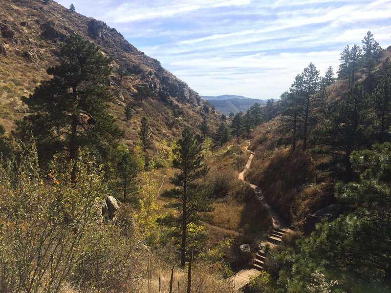 Horsetooth Falls – well-maintained trail.