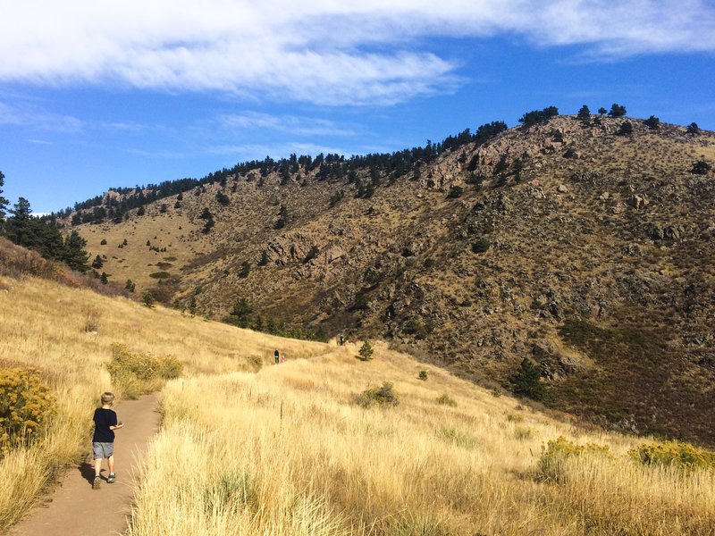 Heading up to the Horsetooth Falls