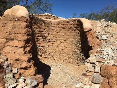 One of the old lime kilns off Cactus Forest Trail.