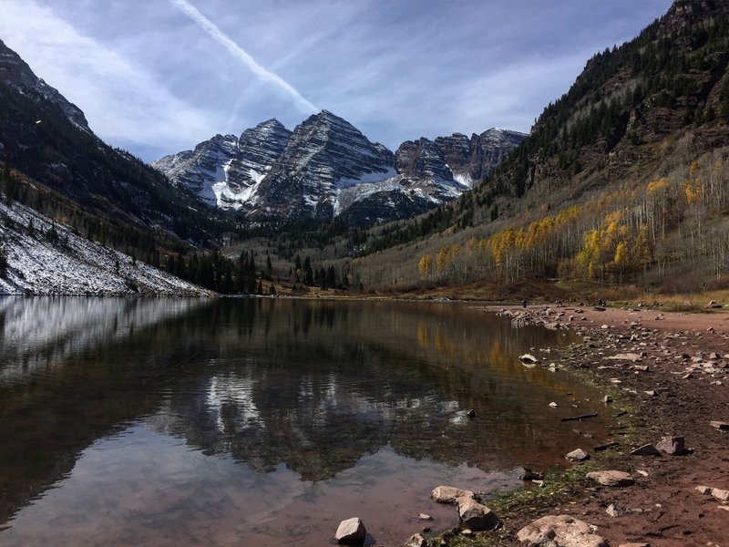 Classic Bell's shot from Maroon Lake.