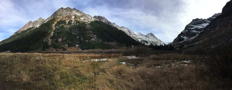 There's beautiful scenery almost the entire way along the West Maroon Trail!