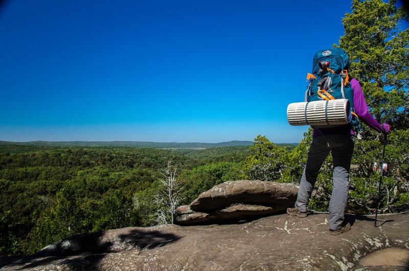 Another one of the vista points off the Garden of the Gods observation trail looking out on what was once an inland sea.