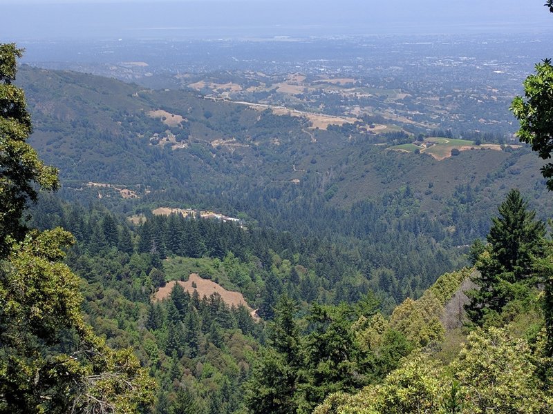 View from the crest of John Nicholas Trail.