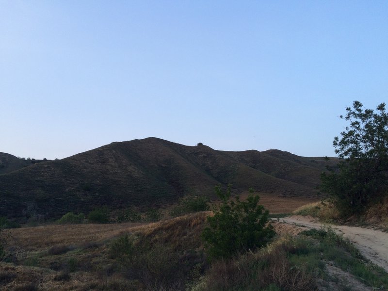 Heading along the Telegraph Canyon Trail.