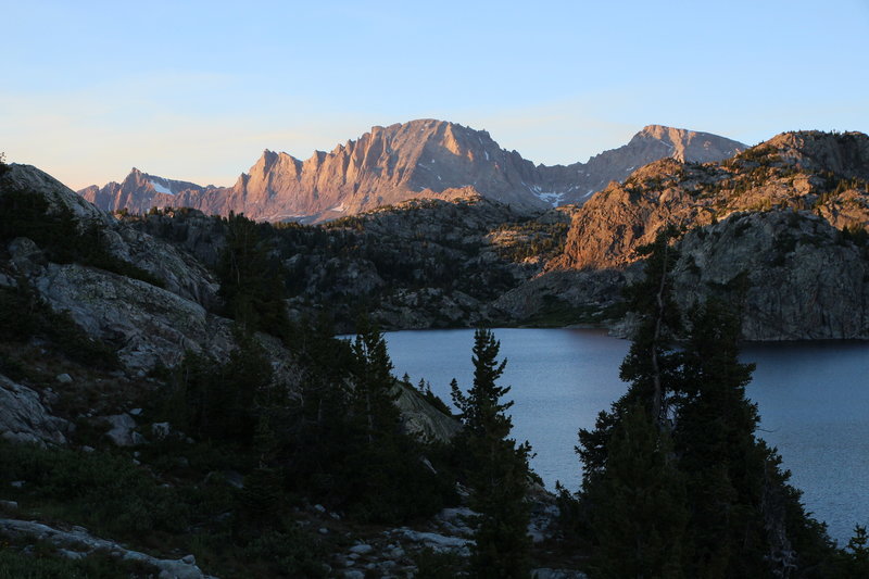 Fremont Peak at sunset.