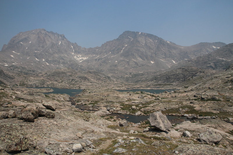 A smokey view of Indian Basin.