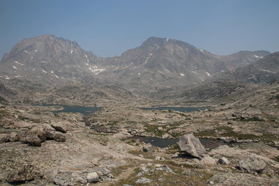 A smokey view of Indian Basin.