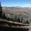 View of Caballo Mountain to the north of Pajarito Mountain.