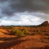 Looking at the Ramada from the Big Butte Loop.