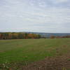 Panoramic view out into the valley.