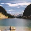 Lake Agnes from west shoreline.