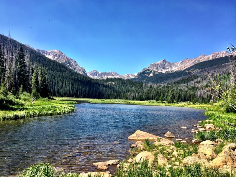 Boulder Lake near the outlet.