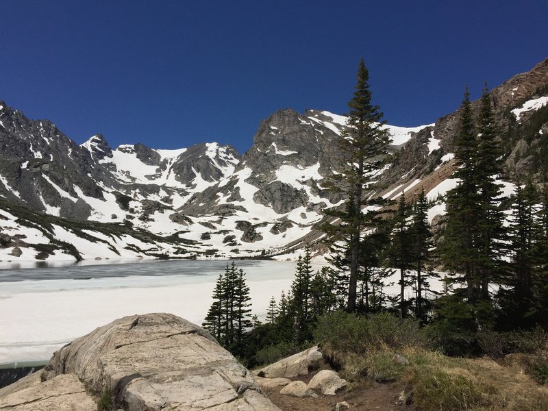 Lake Isabelle, early summer.