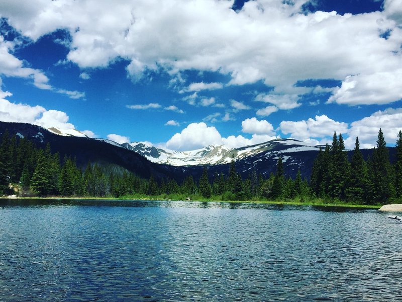 Lost Lake lunchtime view.