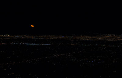 Watching the moon rise over the northeast part of the valley.
