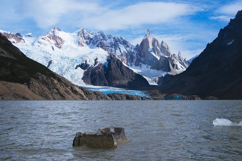 Laguna Torre with Cerro Torre.