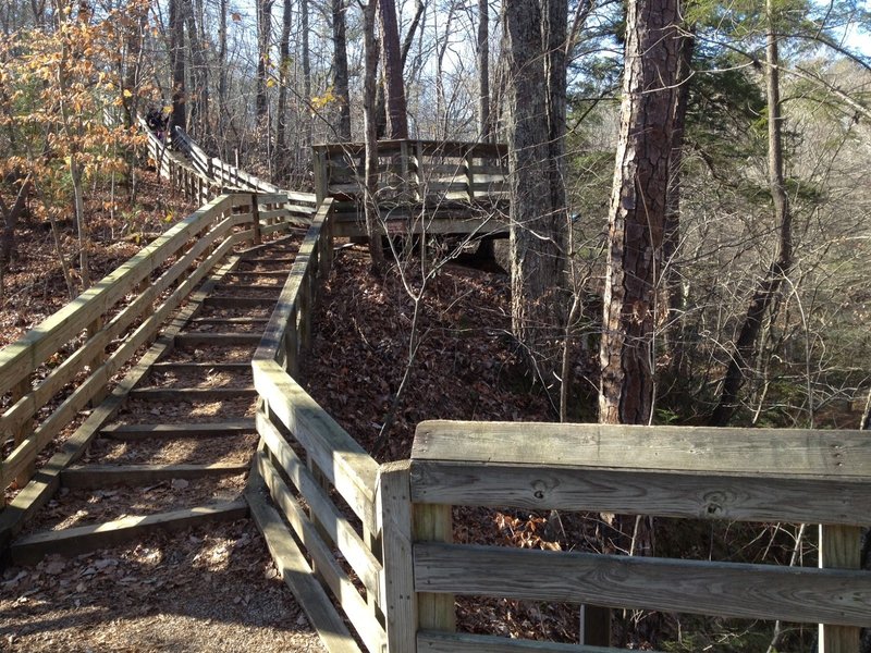 Hemlock bluff stairs.