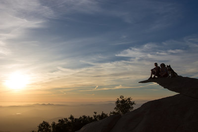 Not a bad spot for sunset.