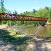 The bridge crossing Sweetwater Creek.