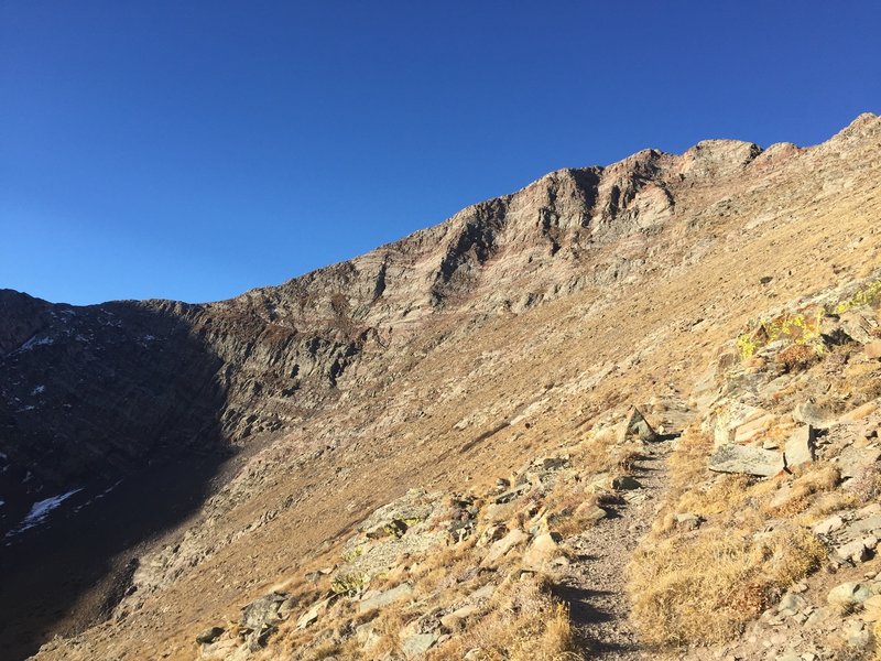 The start of Comanche Trail looking at the Phantom Terrace.