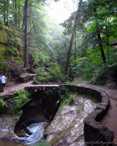 Devil's Bathtub at Hocking Hills State Park, Old Man's Cave Trail.